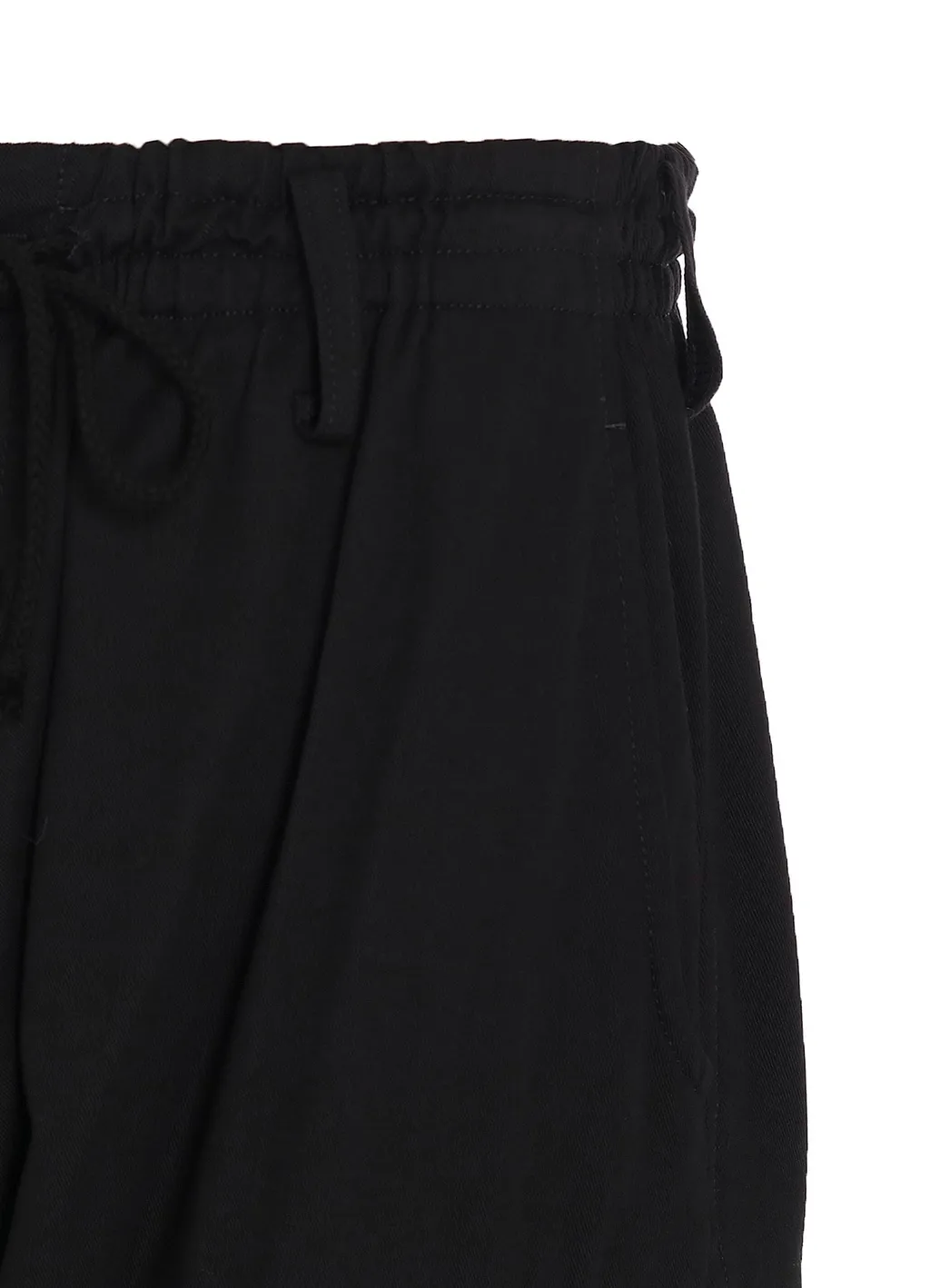 Cotton Twill Wide Sarouel Pants