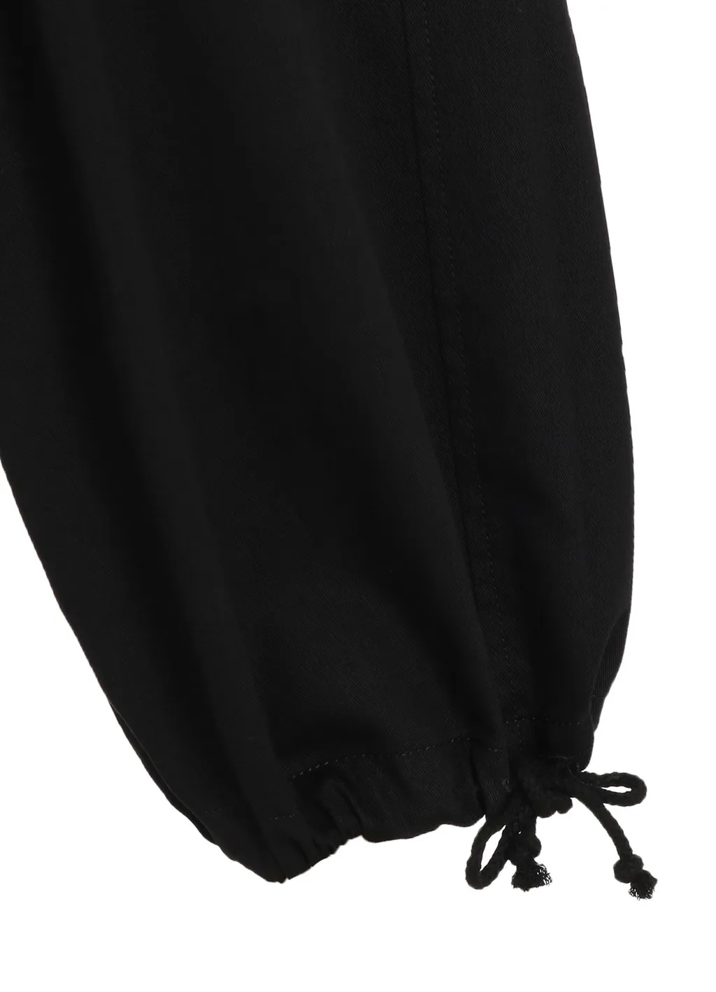 Cotton Twill Wide Sarouel Pants