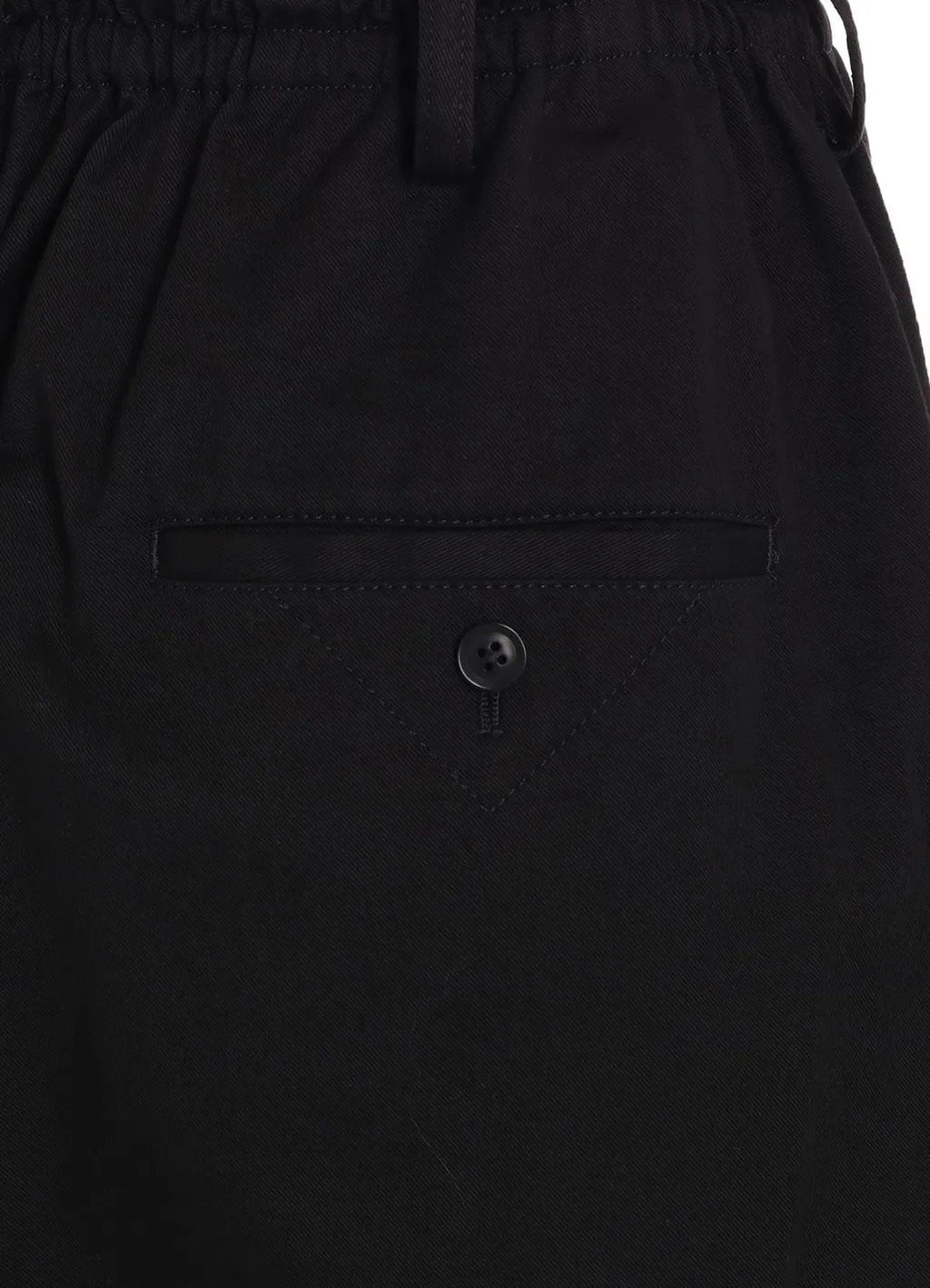 Cotton Twill Wide Sarouel Pants