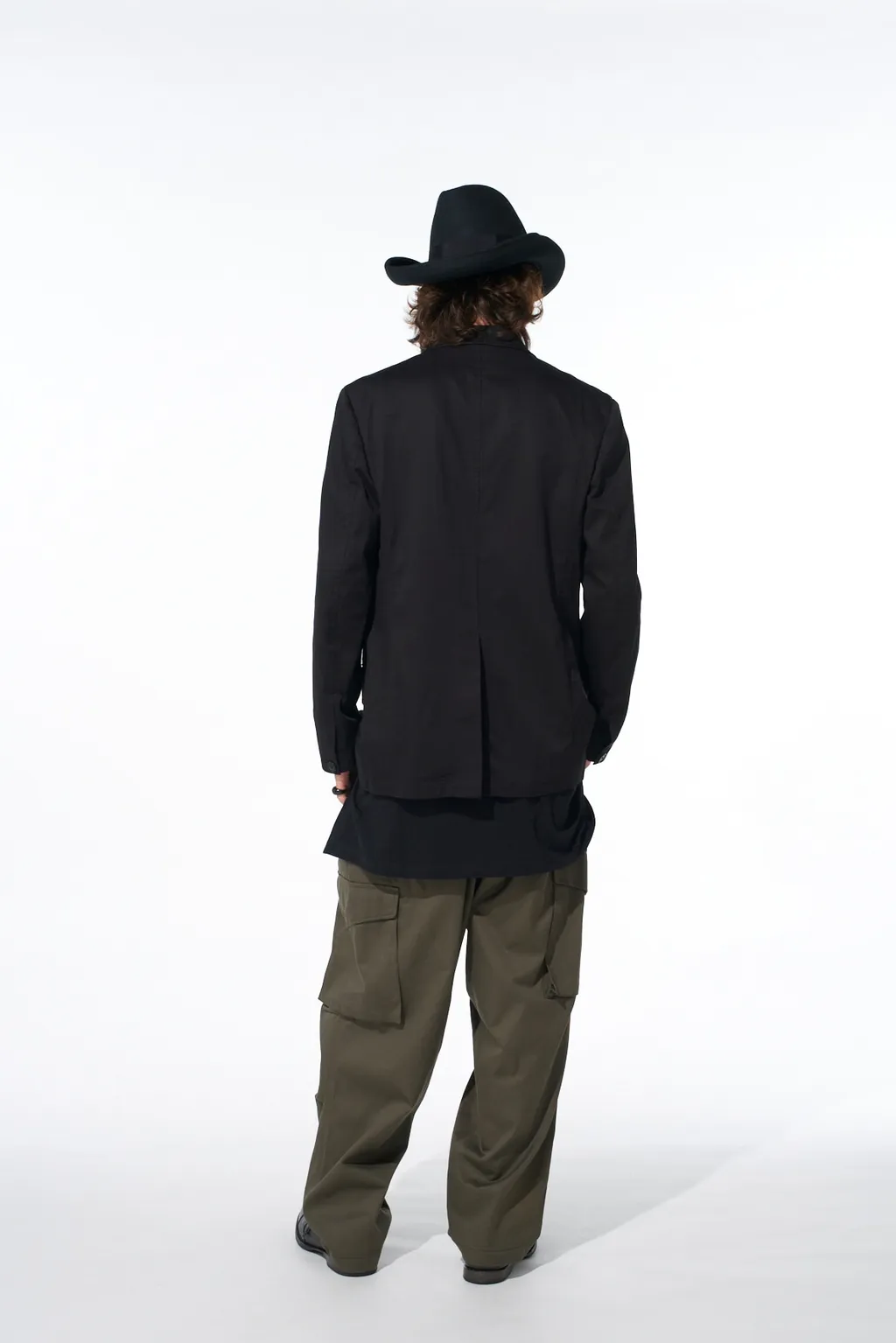 Cotton Twill Knee Tuck Cargo Pants