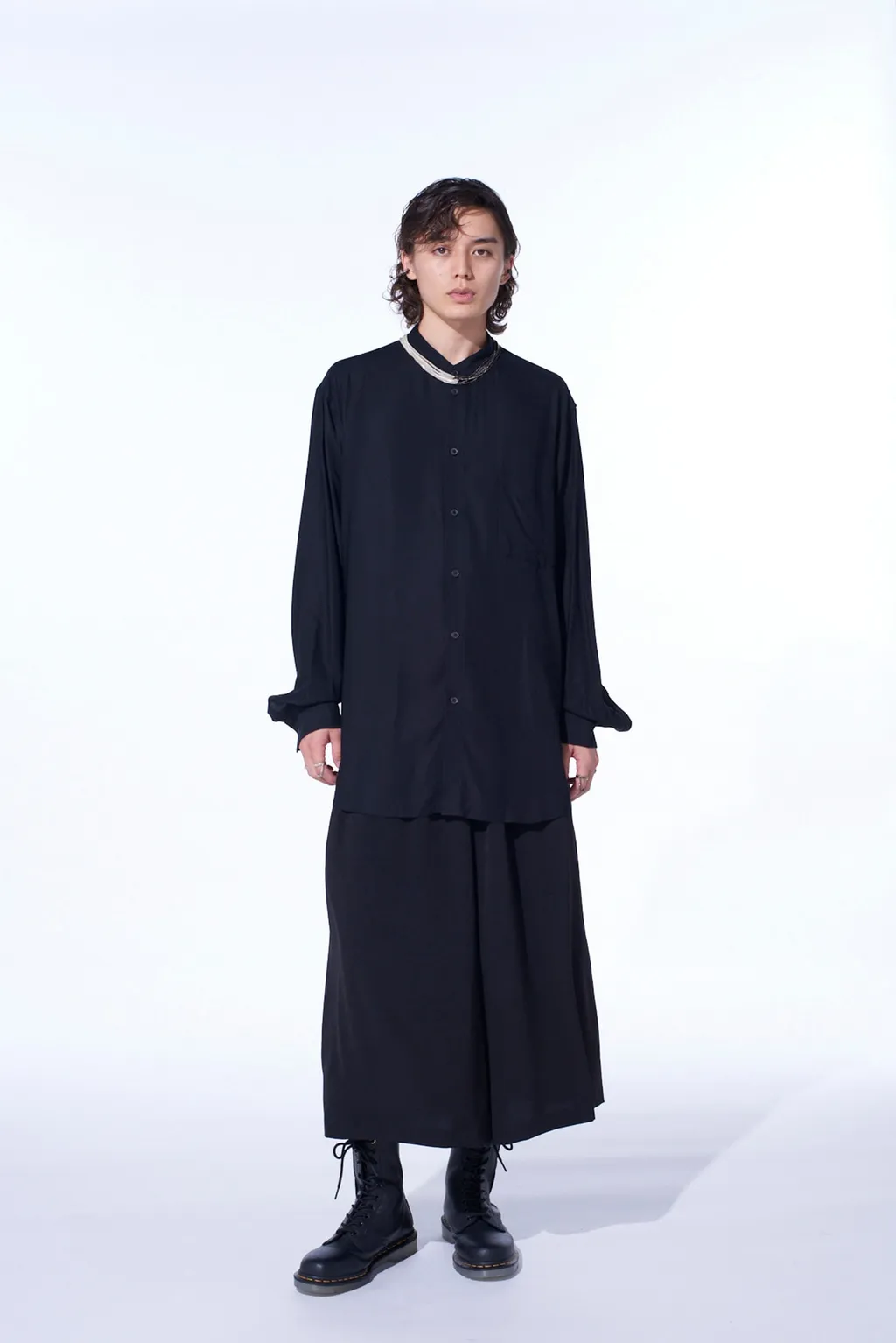 Crepe De Chine Culotte Pants
