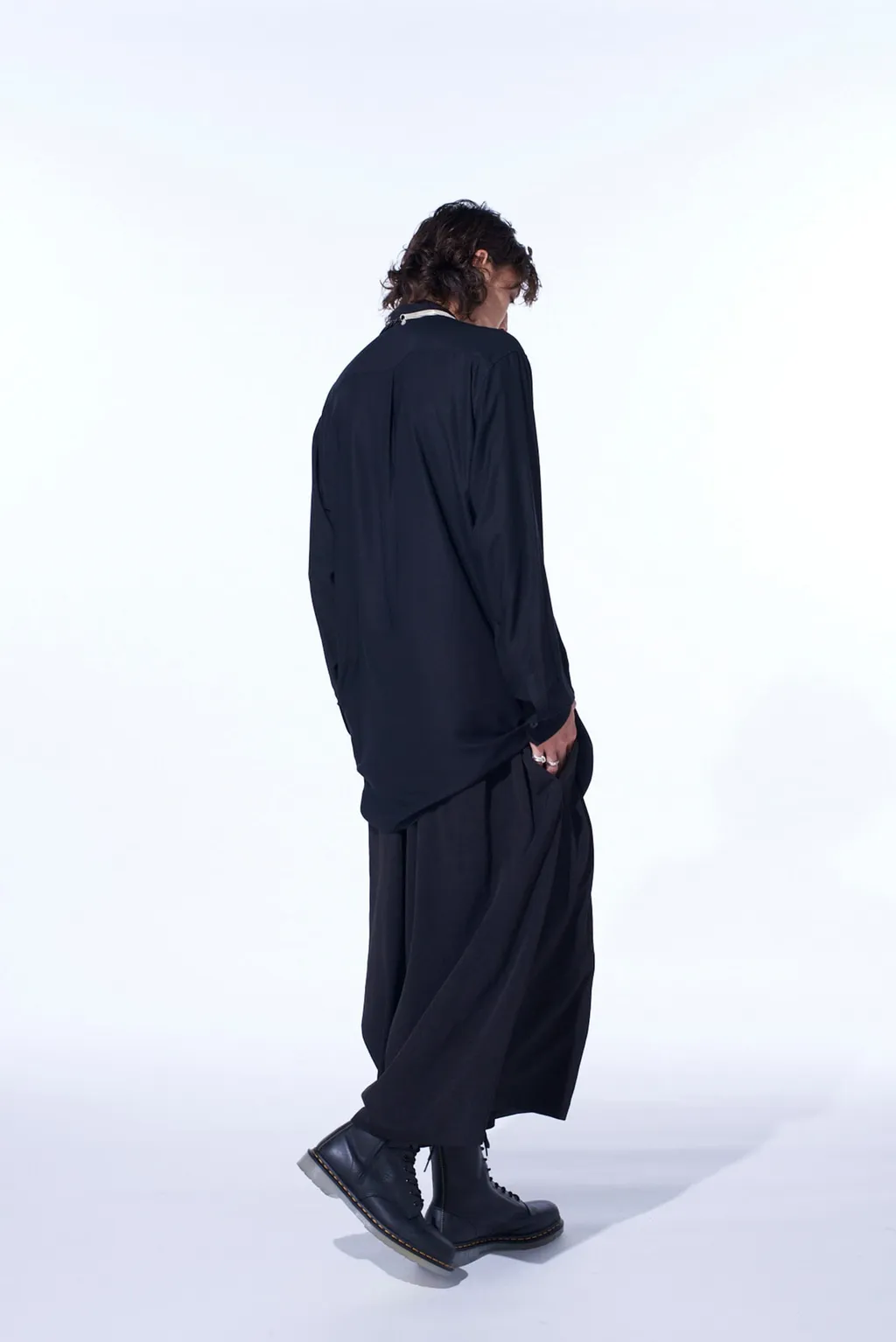 Crepe De Chine Culotte Pants
