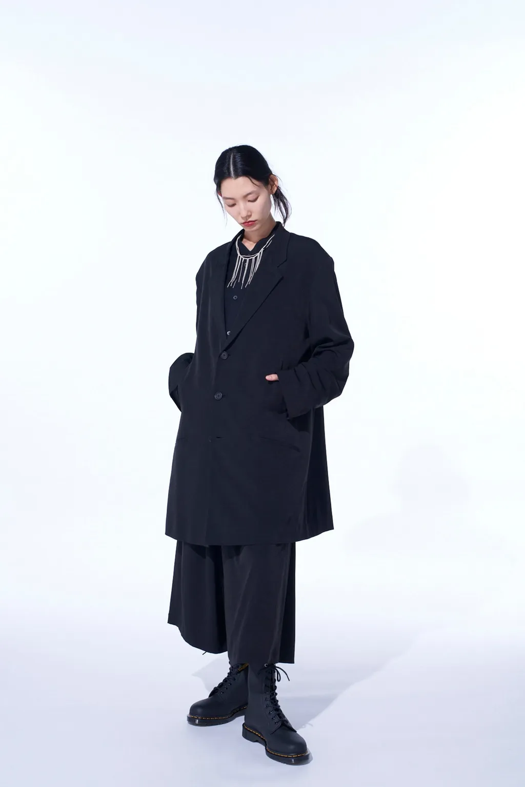 Crepe De Chine Culotte Pants