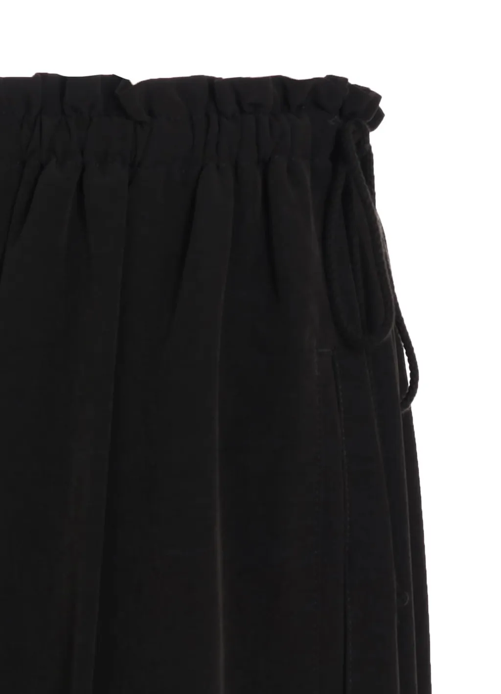 Crepe De Chine Shirring Drape Skirt
