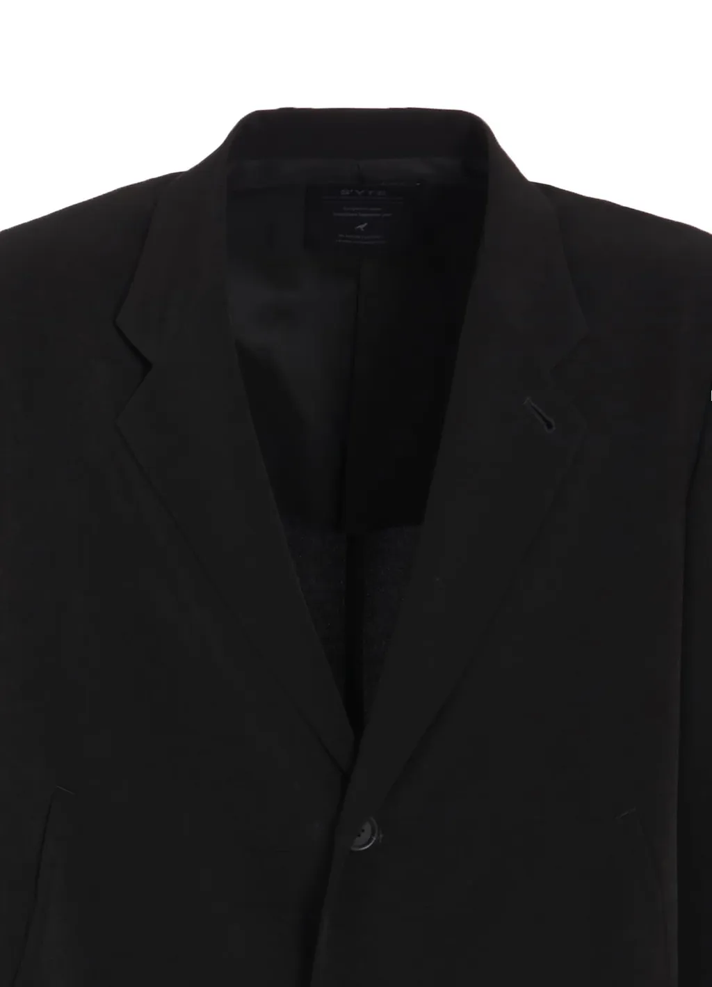 Crepe De Chine Long Tailored Jacket
