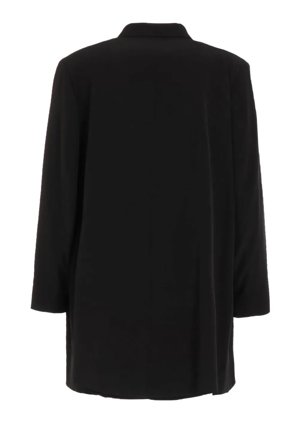 Crepe De Chine Long Tailored Jacket