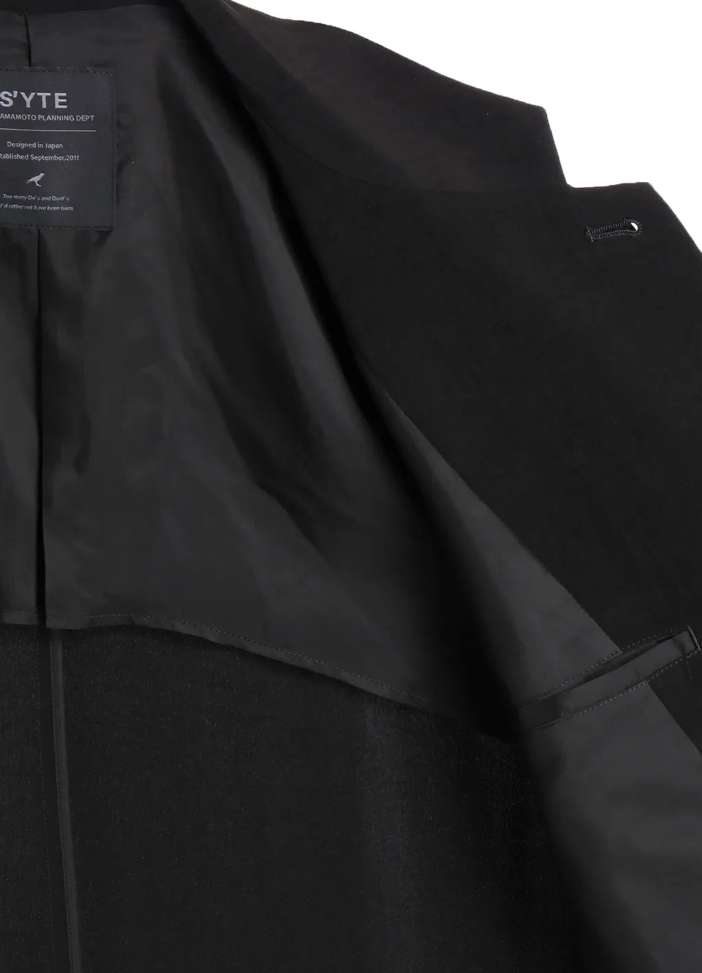 Crepe De Chine Long Tailored Jacket