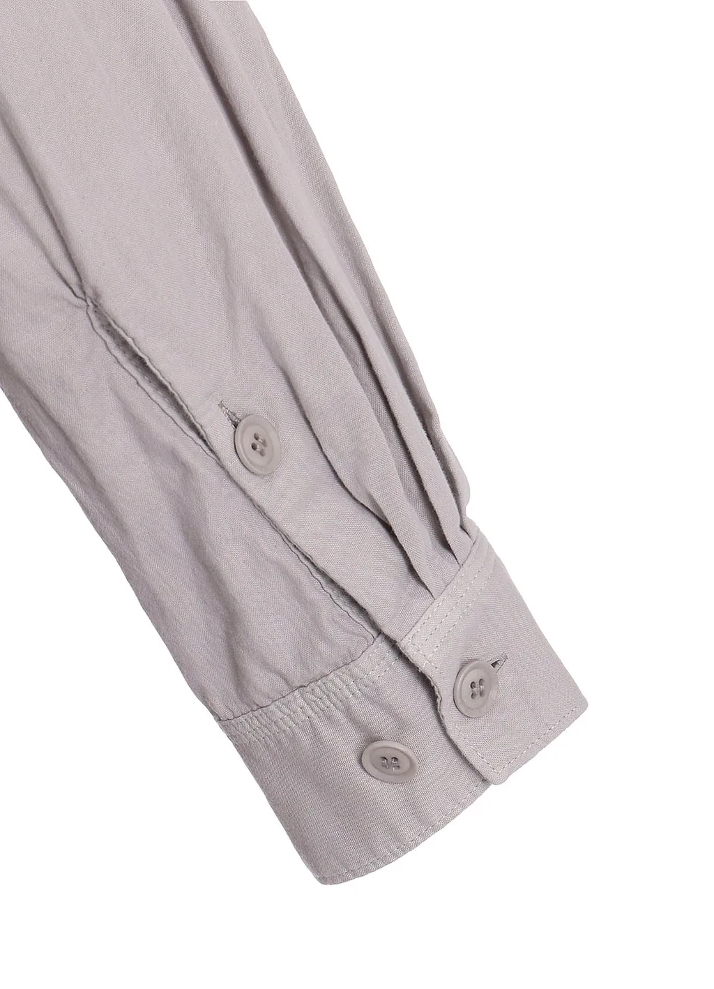 Double Gauze Band Collar Stole Shirt