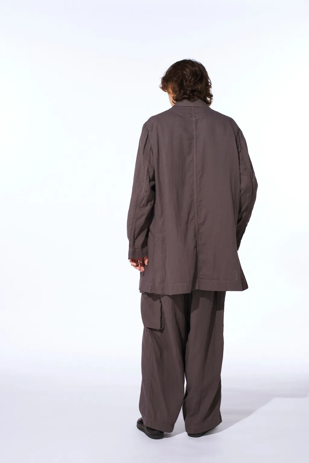 Double Gauze Long Work Jacket