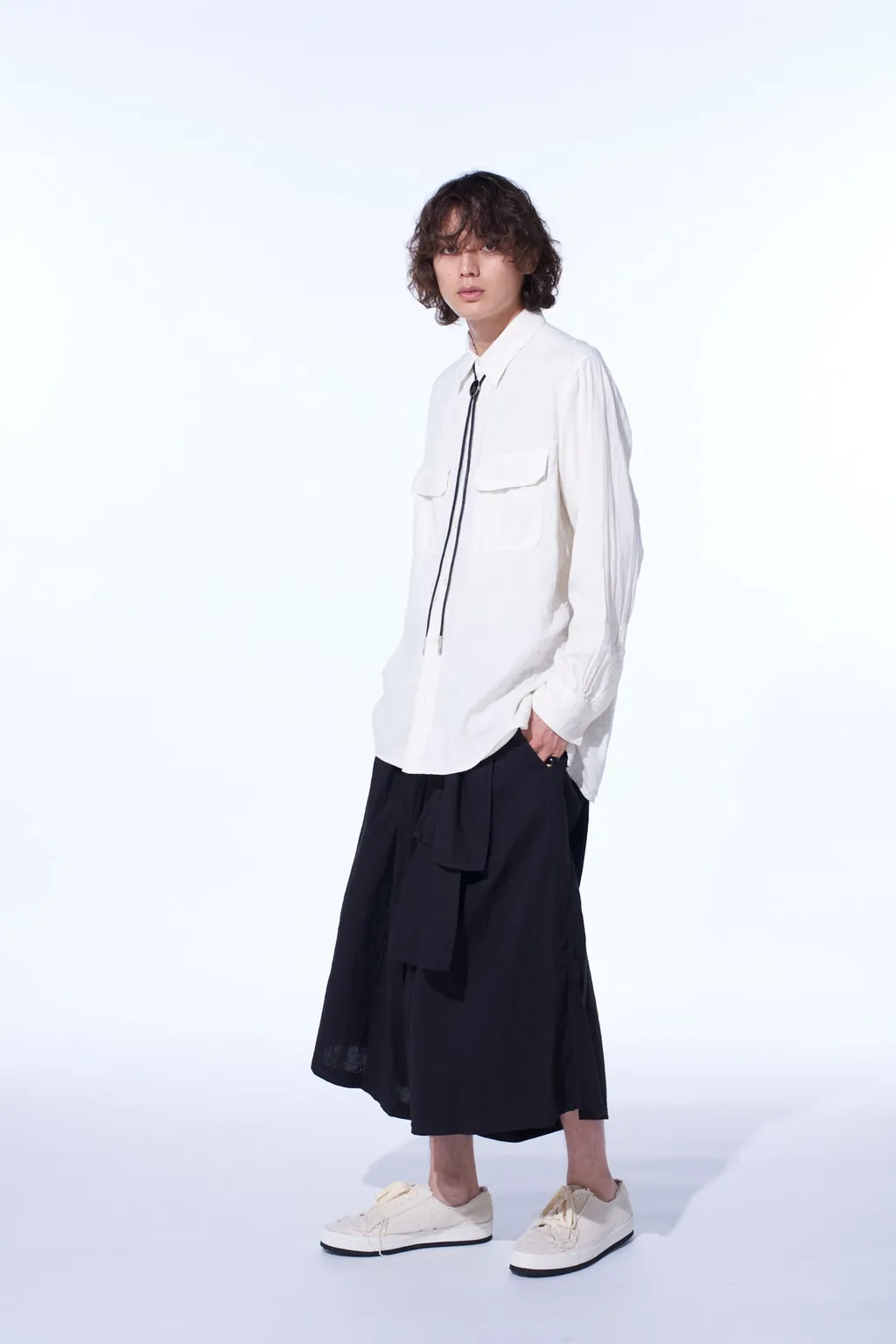 Double Gauze Dual-Pocket Utility Shirt