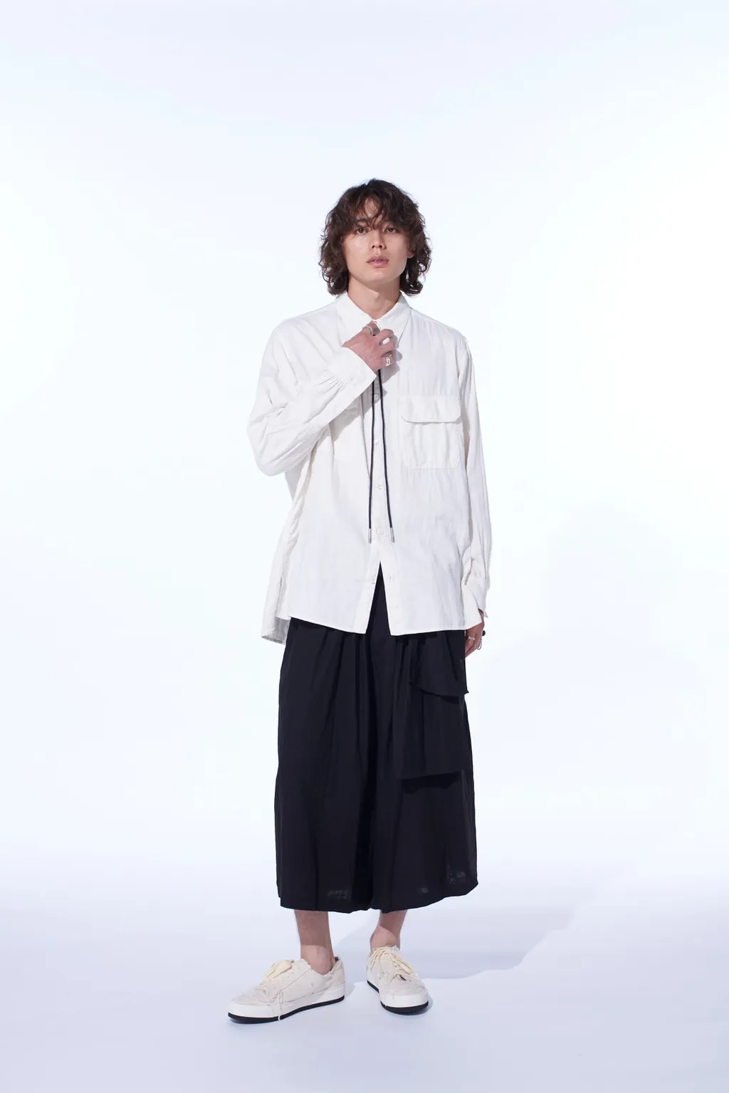 Double Gauze Dual-Pocket Utility Shirt