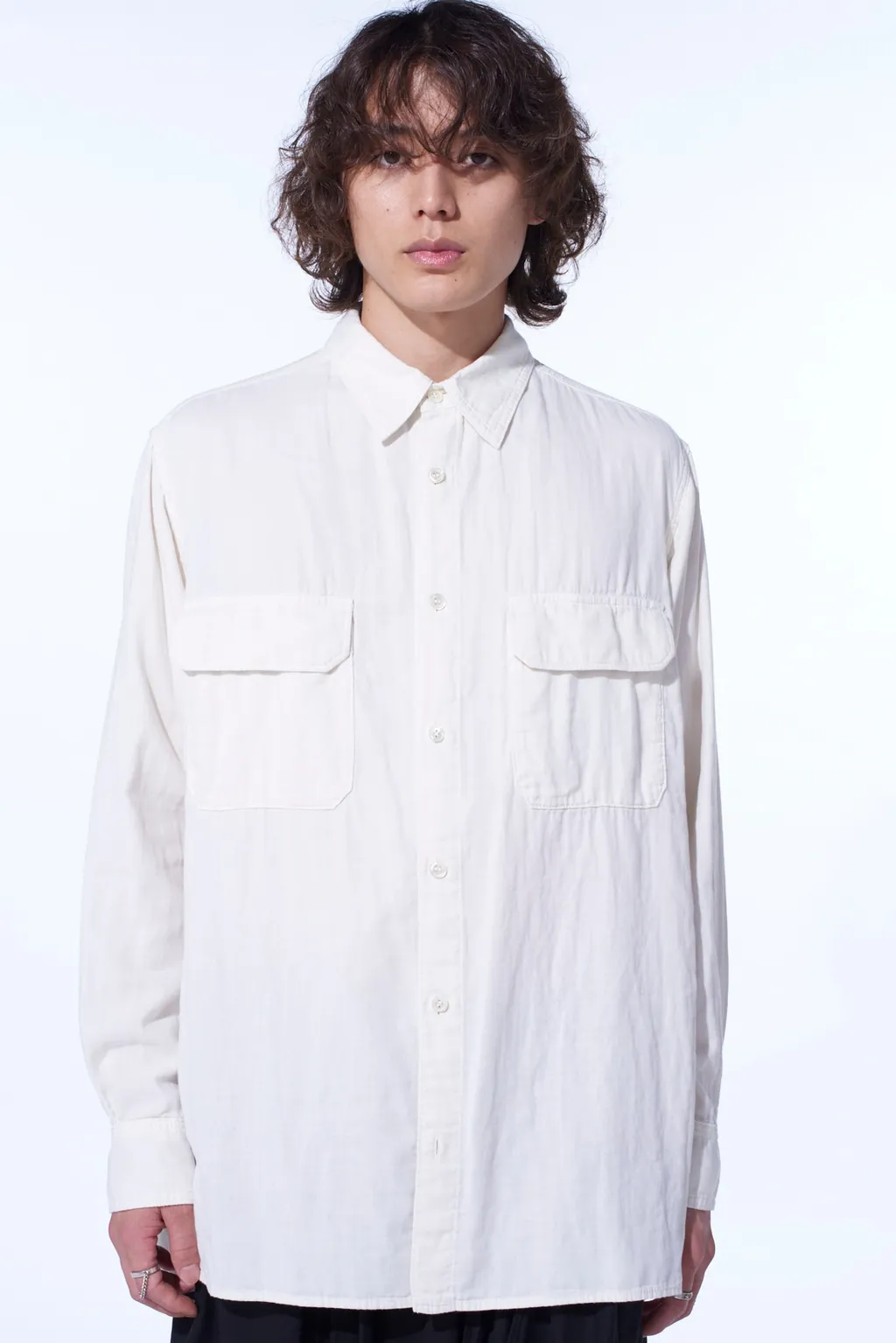 Double Gauze Dual-Pocket Utility Shirt
