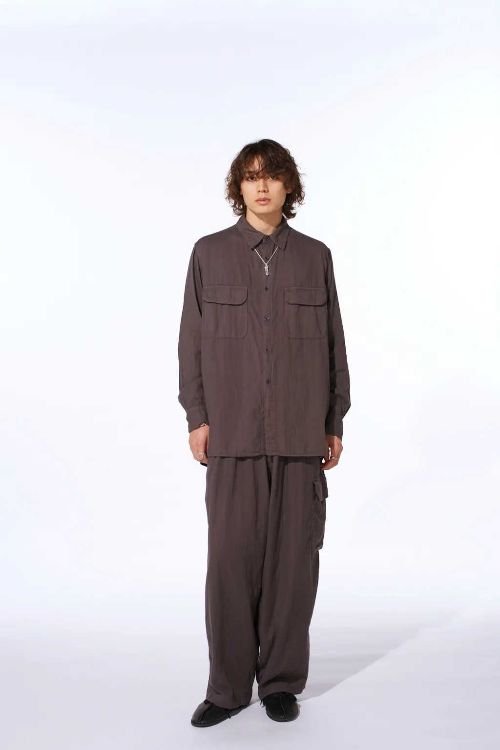 Double Gauze Single Cargo Pocket Pants