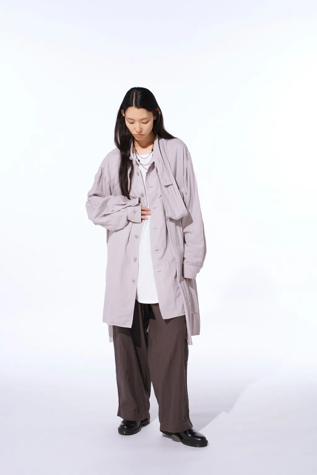 Double Gauze Single Cargo Pocket Pants