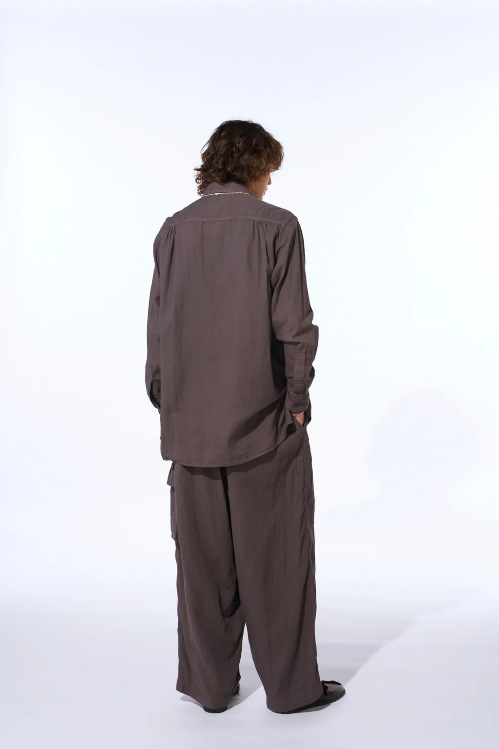 Double Gauze Single Cargo Pocket Pants