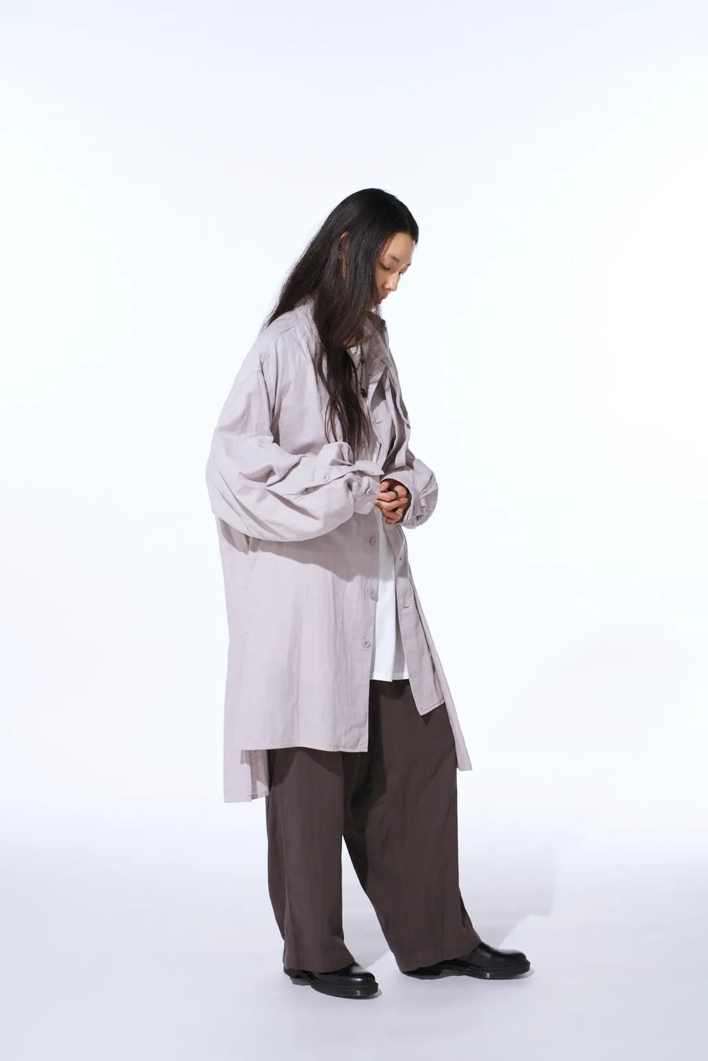 Double Gauze Single Cargo Pocket Pants