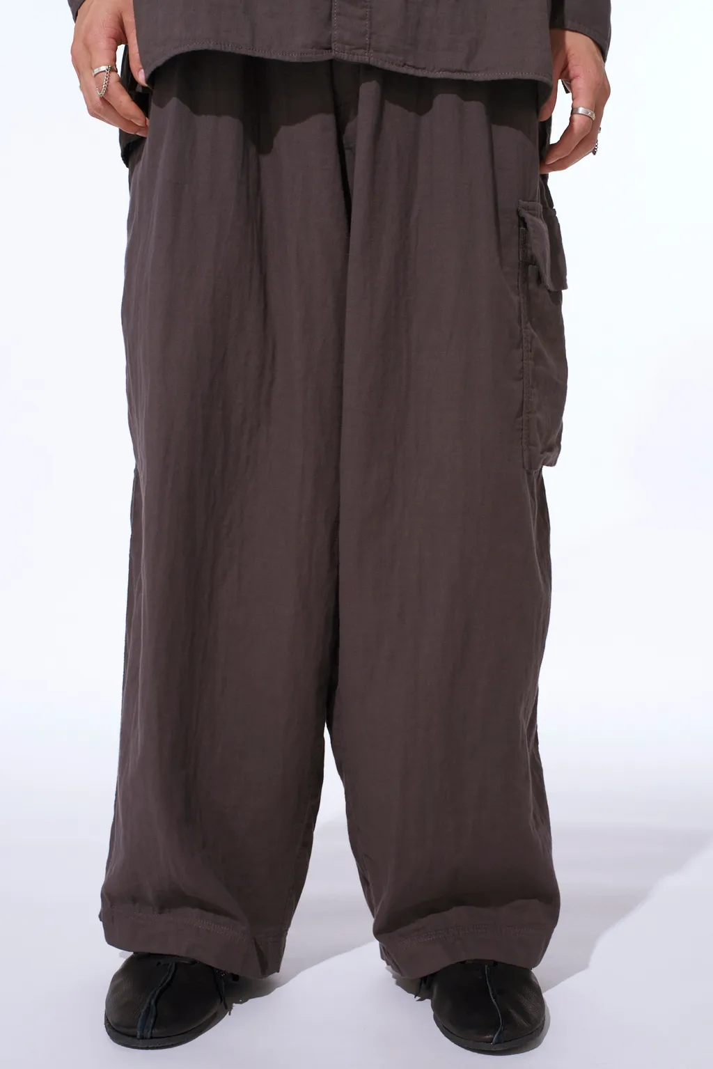 Double Gauze Single Cargo Pocket Pants