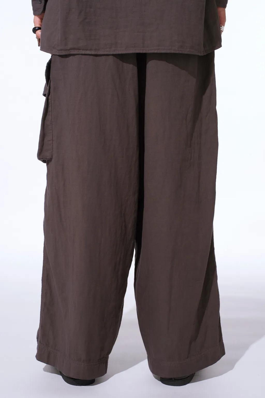 Double Gauze Single Cargo Pocket Pants
