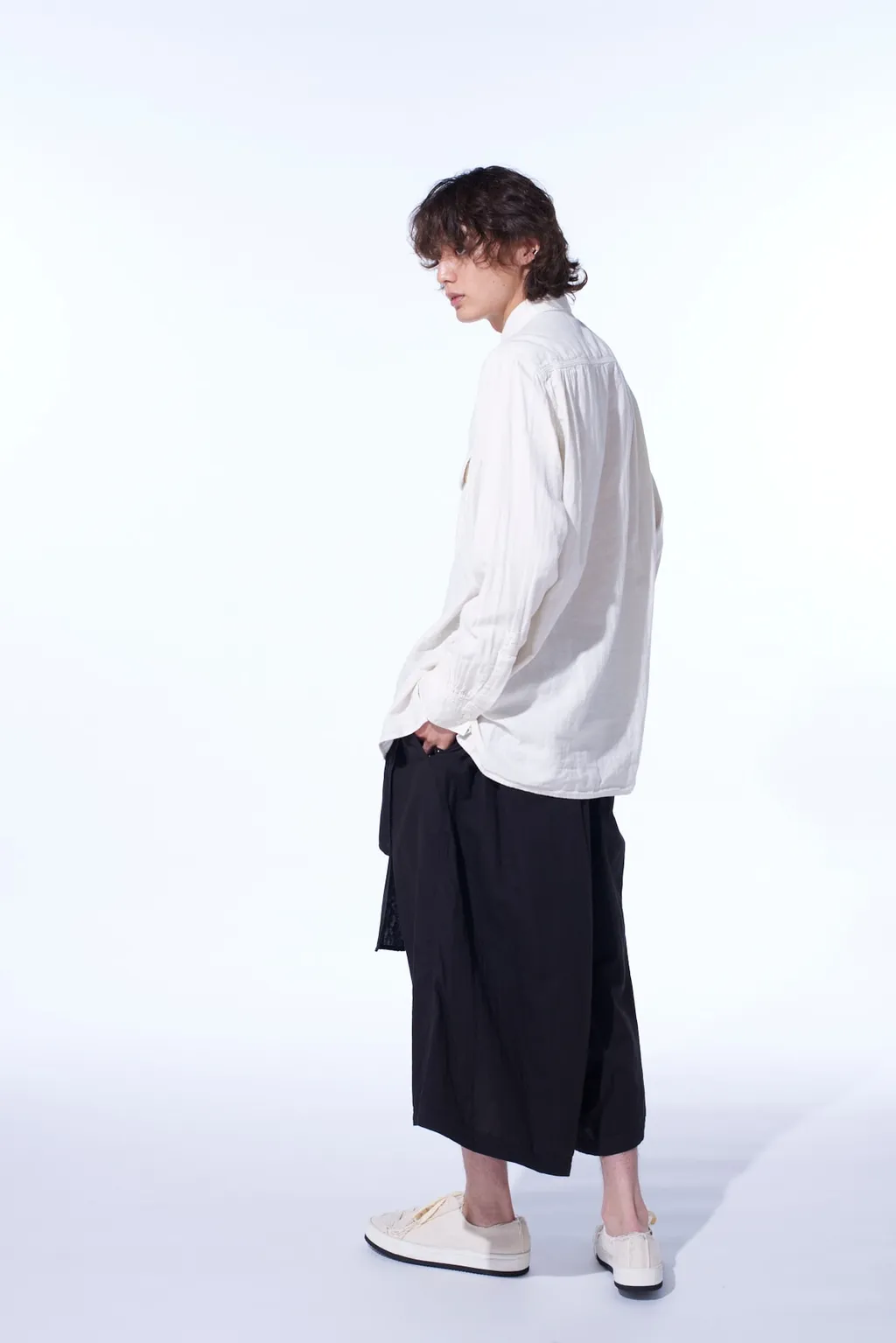 Double Gauze Culotte Pants