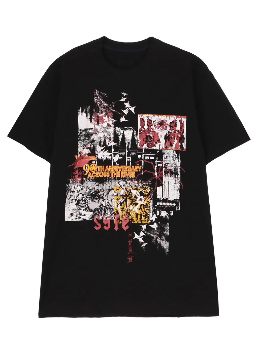 【Kume 90Th Anniversary Across The River】 Hokusai × Oi By Hypnosis Hommage T-Shirt