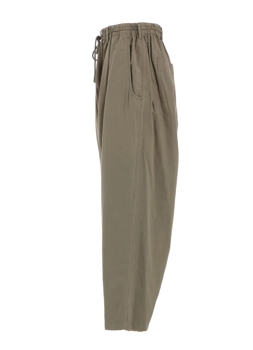 Brushed Washer Finish Broad Sarouel Pants
