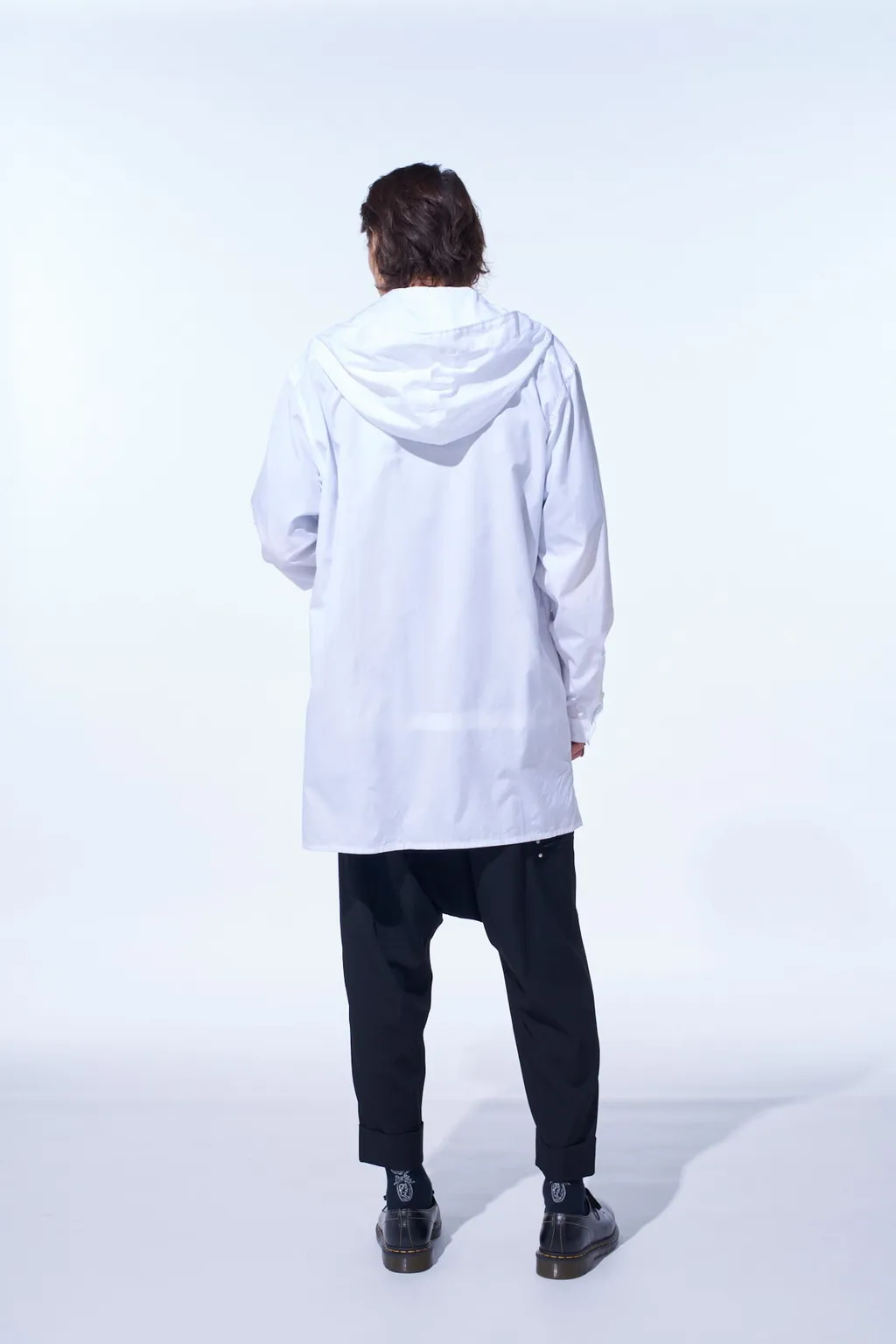 Cotton Broad Hooded Shirt