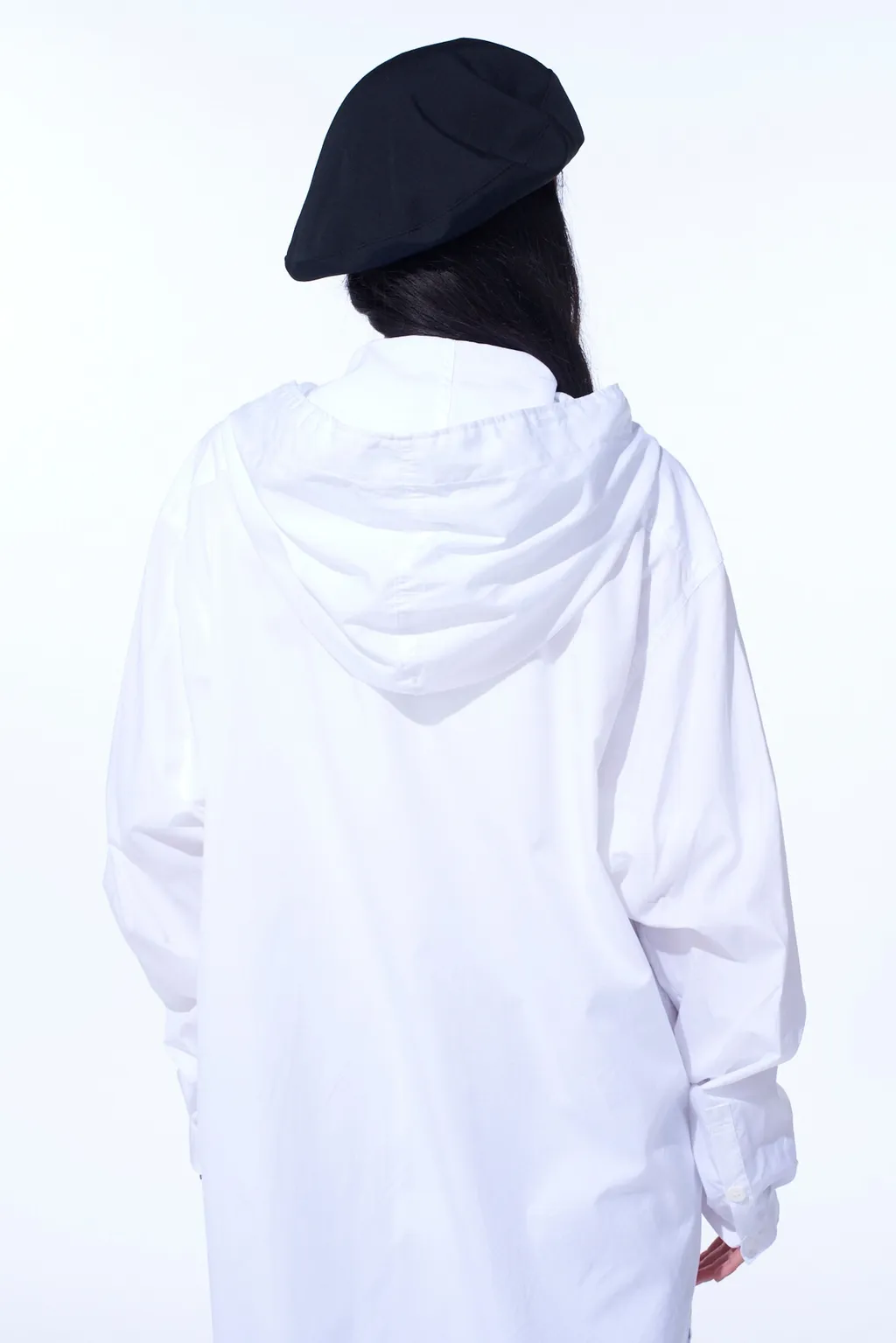 Cotton Broad Hooded Shirt