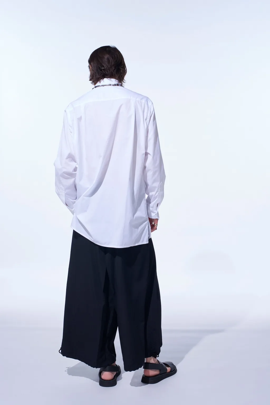 Cotton Broad Loose-Fit Regular Collar Shirt