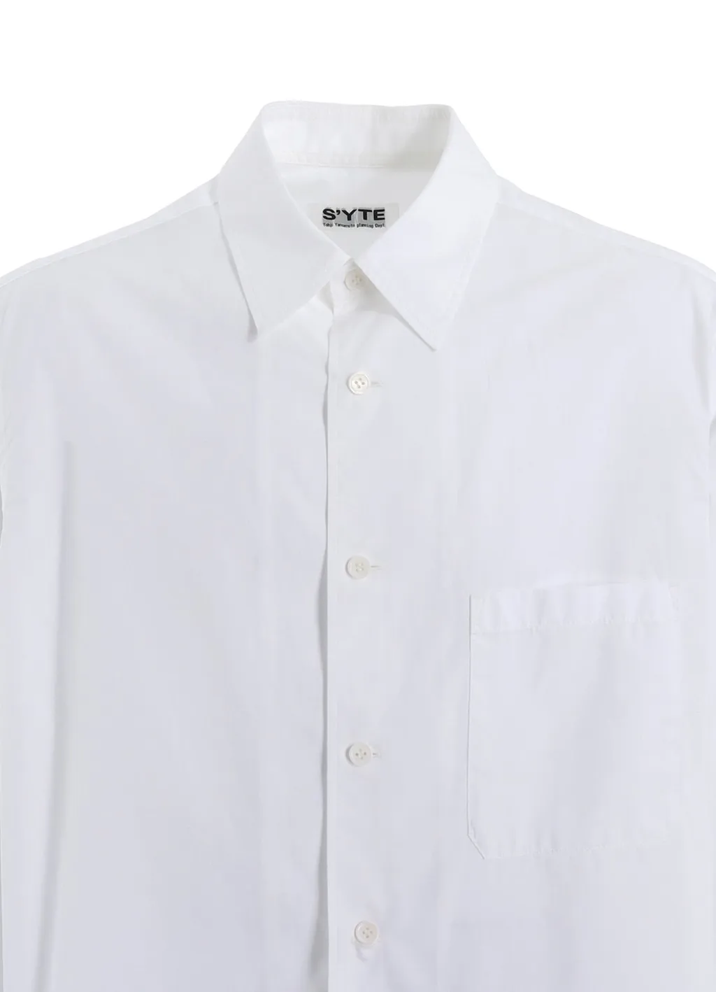 Cotton Broad Loose-Fit Regular Collar Shirt