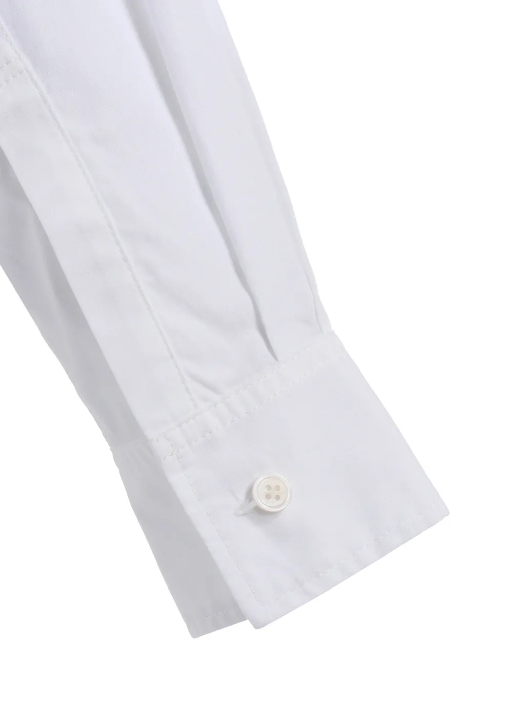 Cotton Broad Regular Collar Long Shirt