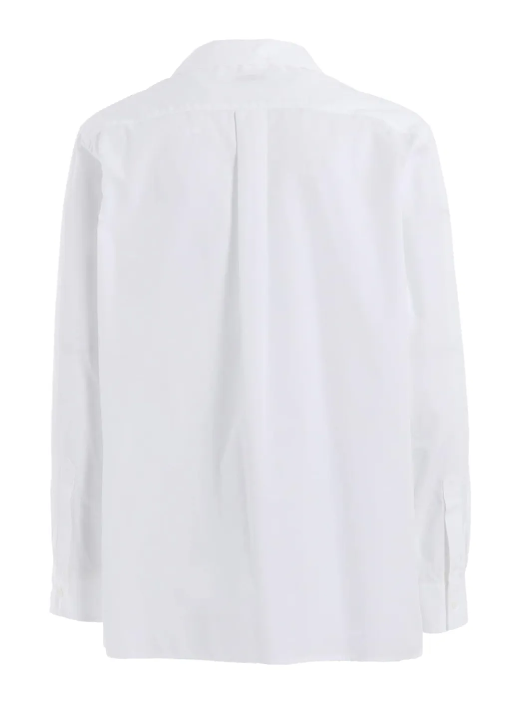 Cotton Broad Loose-Fit Open Collar Shirt