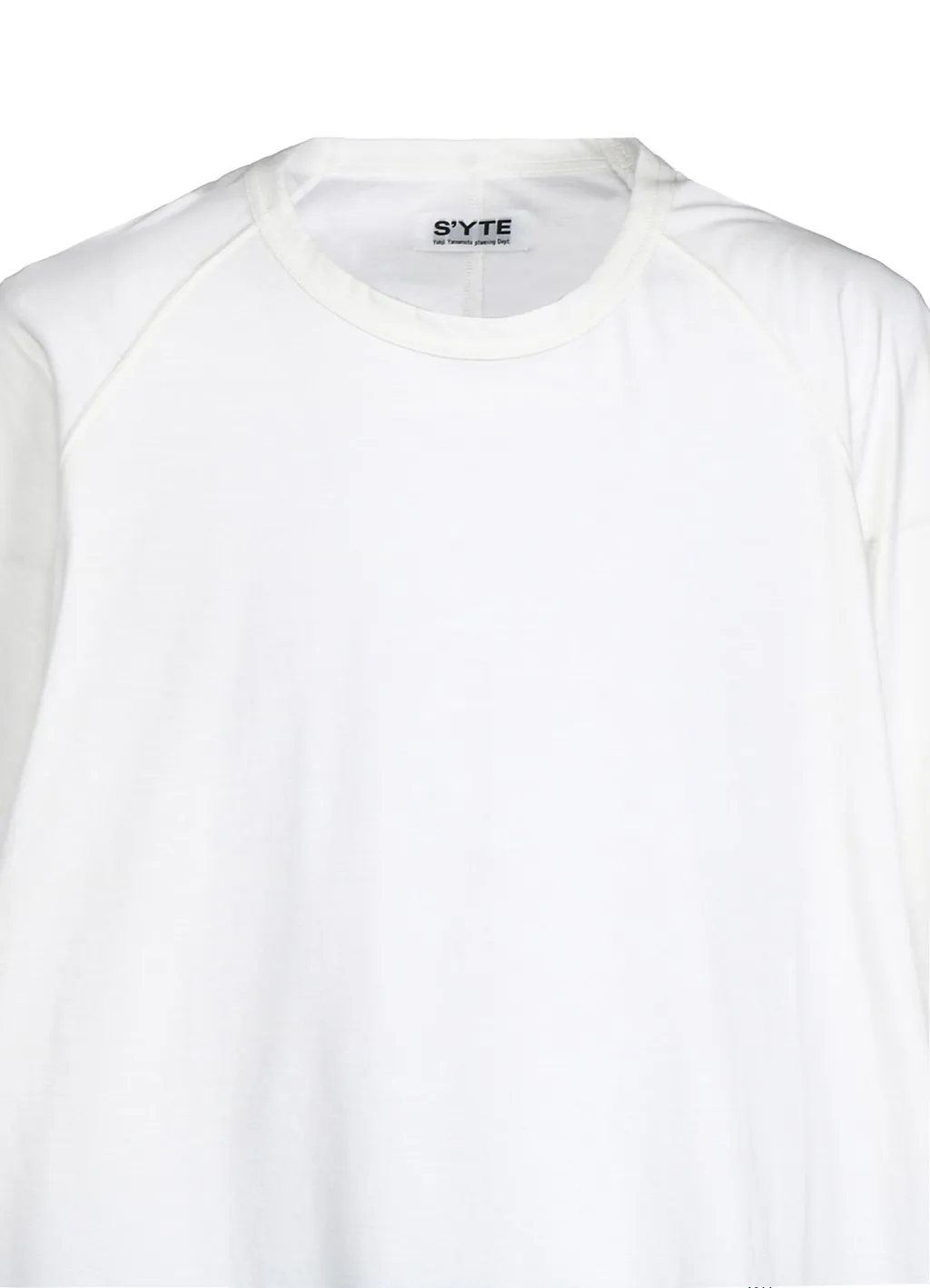 Soft Jersey Back Center Stitch Oversized Raglan Sleeve T-Shirt