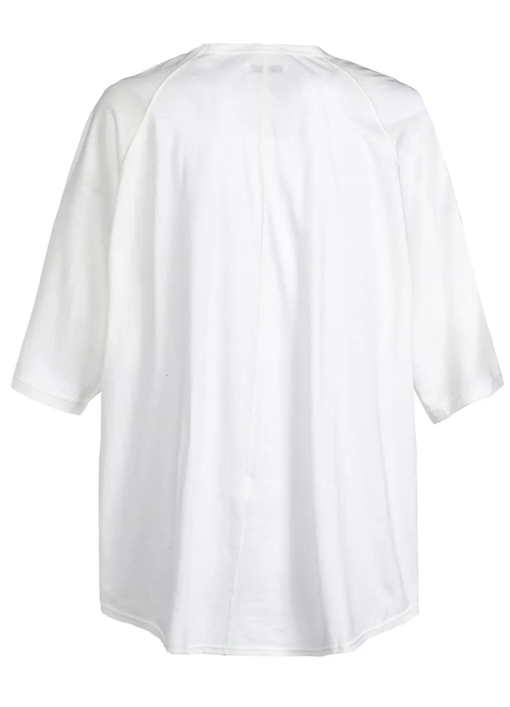 Soft Jersey Back Center Stitch Oversized Raglan Sleeve T-Shirt