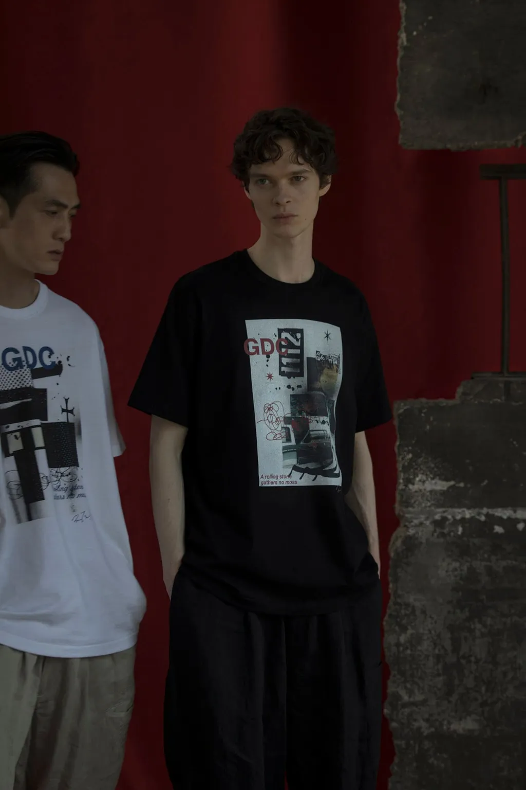 -S’Yte × Gdc Collaborate Collection- Collage Art Graphic T-Shirt -Fluctuatingly 01-