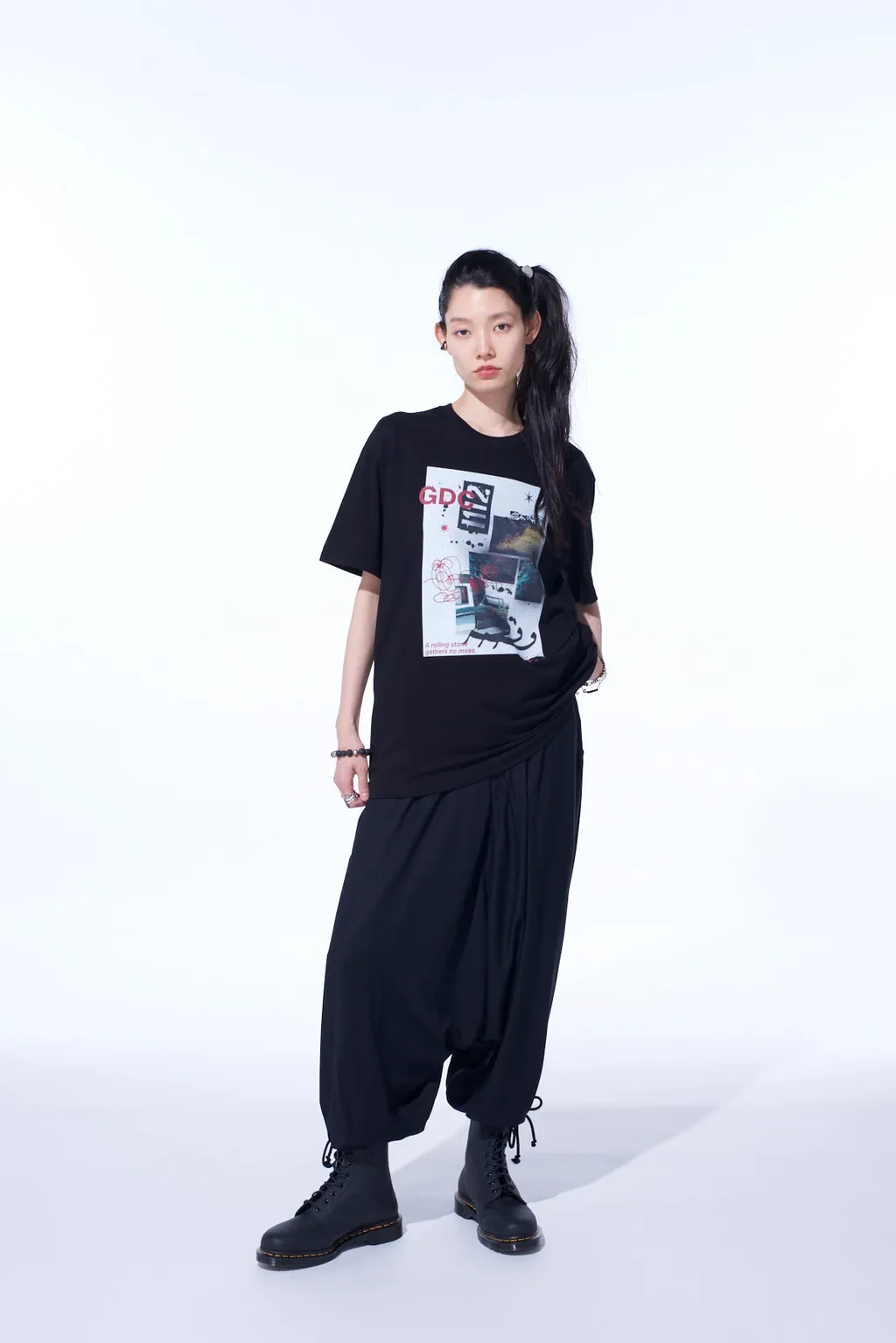 -S’Yte × Gdc Collaborate Collection- Collage Art Graphic T-Shirt -Fluctuatingly 01-