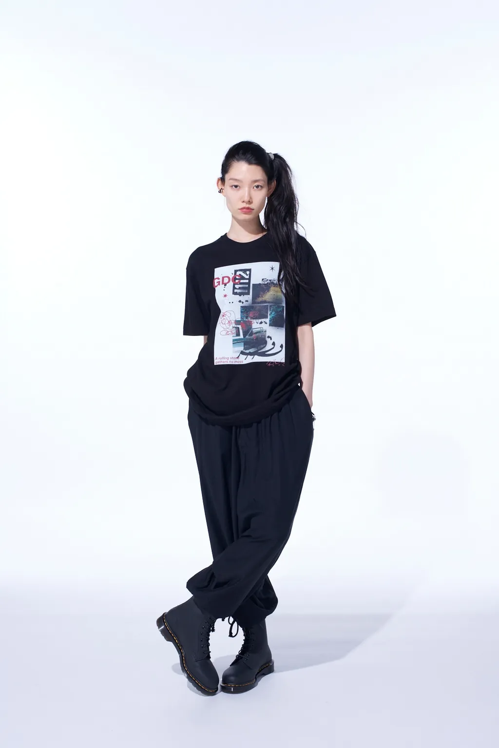 -S’Yte × Gdc Collaborate Collection- Collage Art Graphic T-Shirt -Fluctuatingly 01-