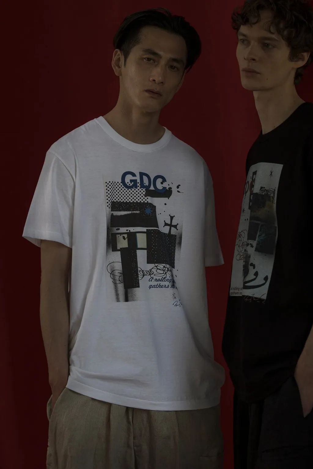 -S’Yte × Gdc Collaborate Collection- Collage Art Graphic T-Shirt -Fluctuatingly 02-
