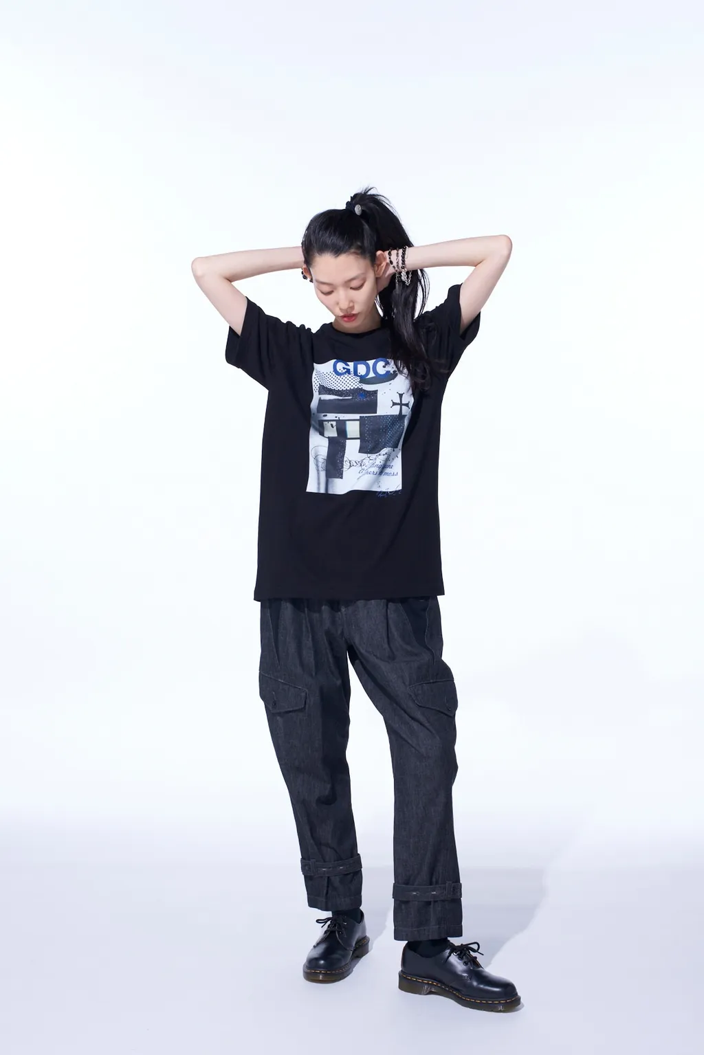 -S’Yte × Gdc Collaborate Collection- Collage Art Graphic T-Shirt -Fluctuatingly 02-