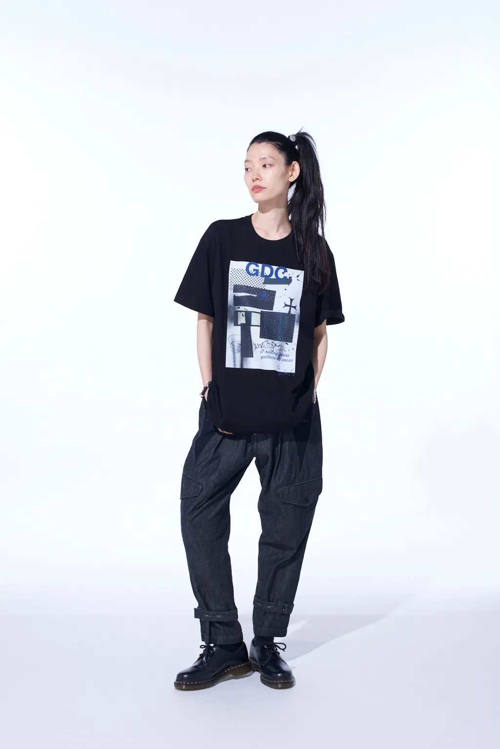-S’Yte × Gdc Collaborate Collection- Collage Art Graphic T-Shirt -Fluctuatingly 02-