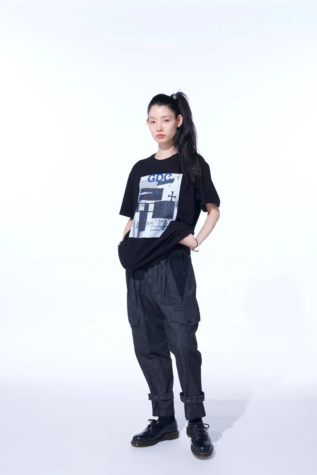 -S’Yte × Gdc Collaborate Collection- Collage Art Graphic T-Shirt -Fluctuatingly 02-