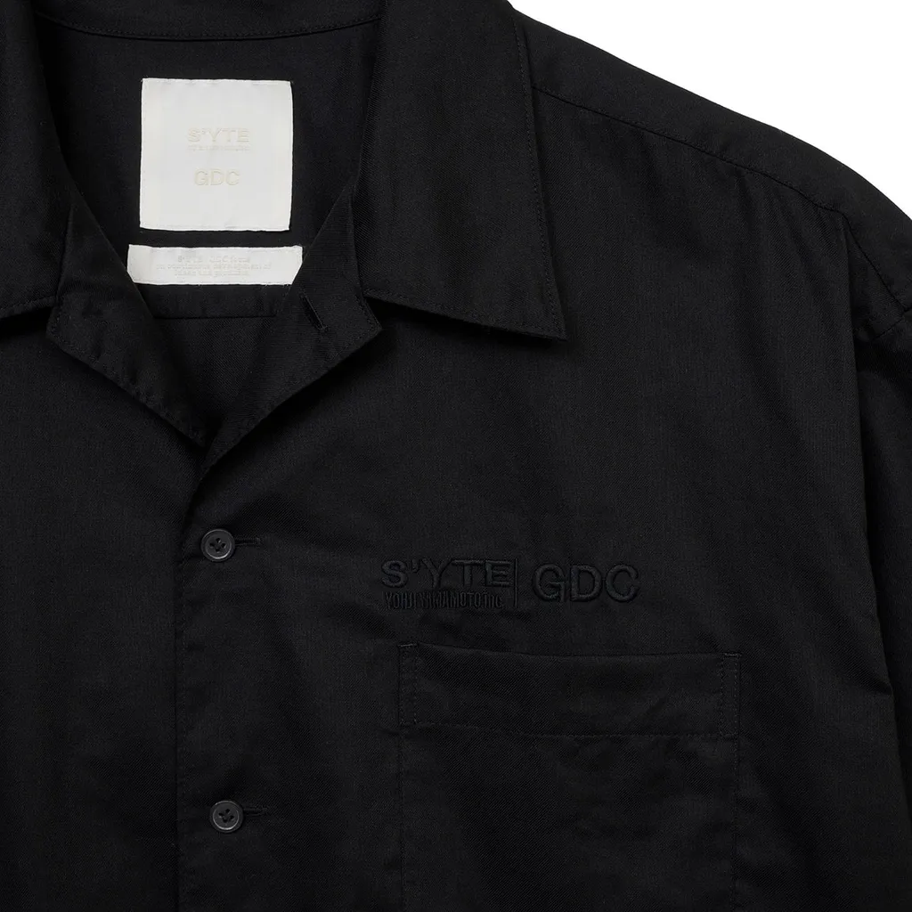 -S’Yte × Gdc Collaborate Collection- Embroidery Open Collar Shirt
