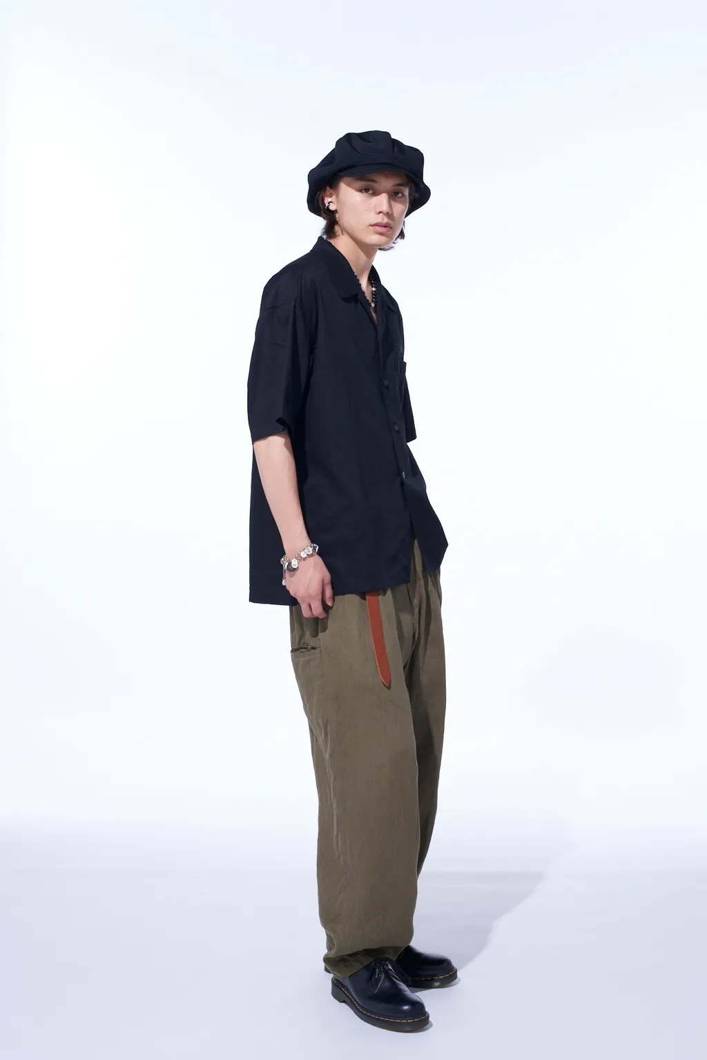 -S’Yte × Gdc Collaborate Collection- Embroidery Open Collar Shirt