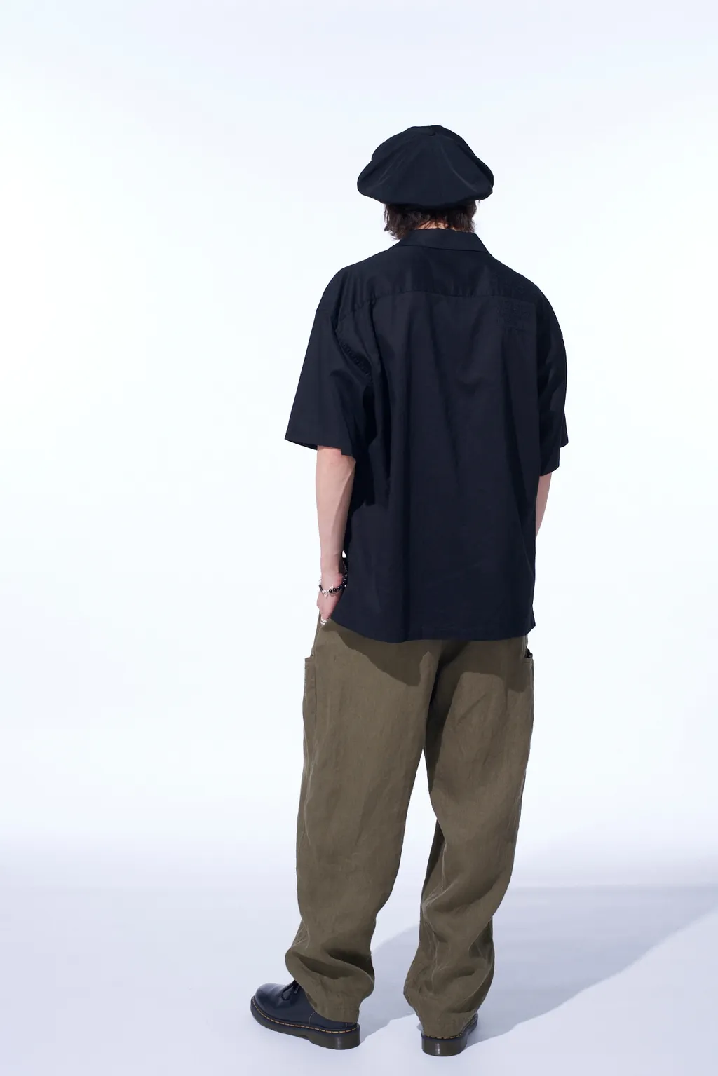 -S’Yte × Gdc Collaborate Collection- Embroidery Open Collar Shirt