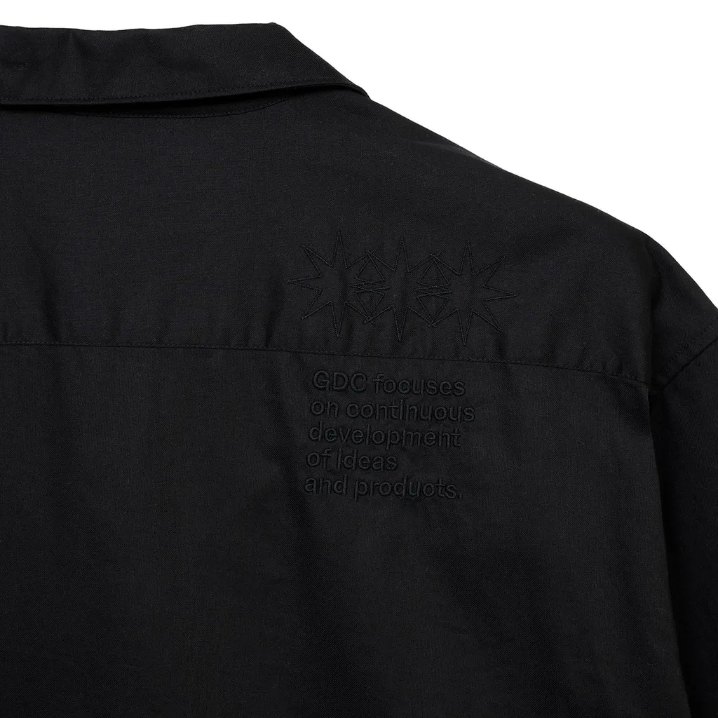 -S’Yte × Gdc Collaborate Collection- Embroidery Open Collar Shirt
