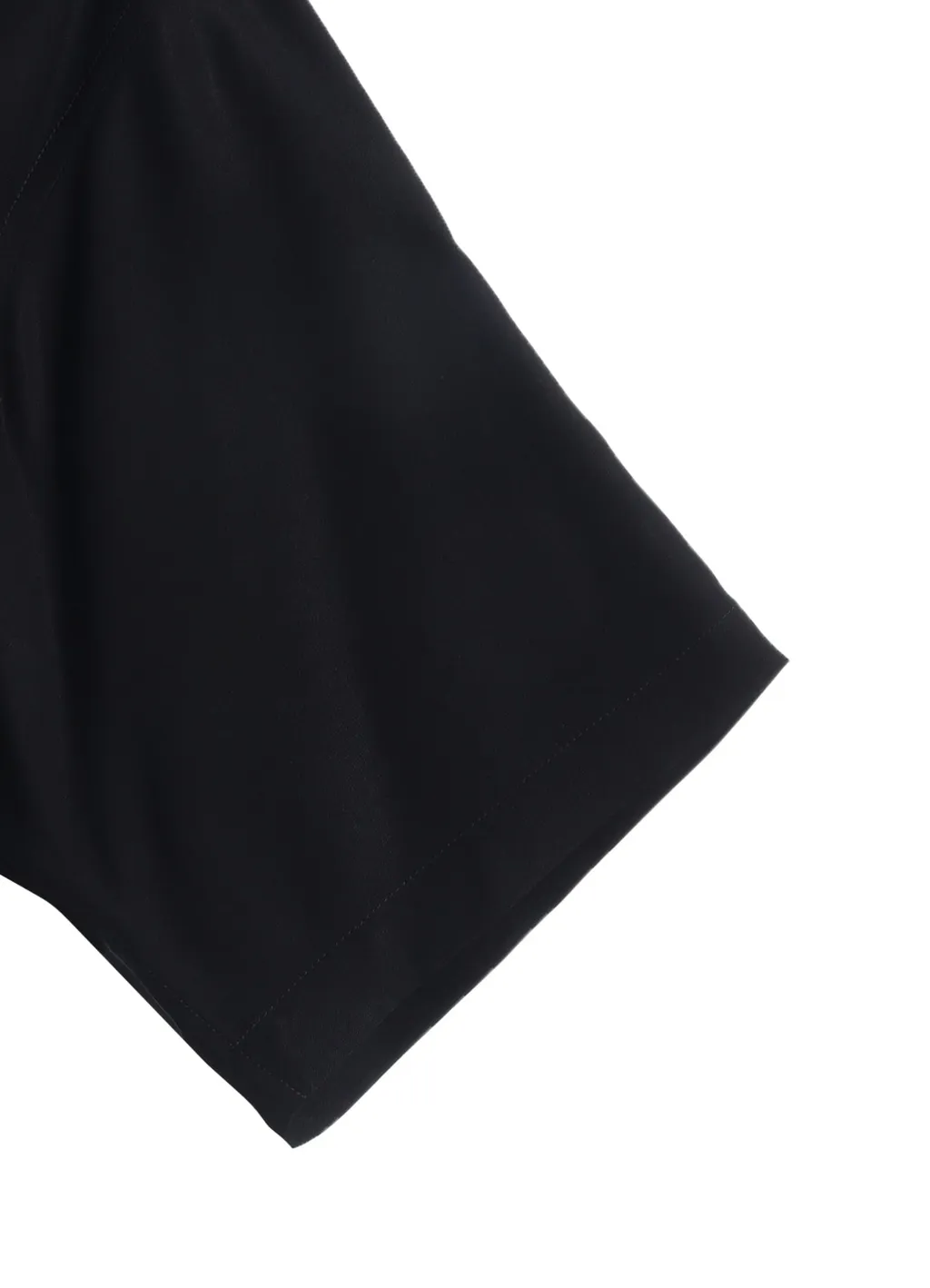 Rayon Twill Oversized Short-Sleeve Shirt