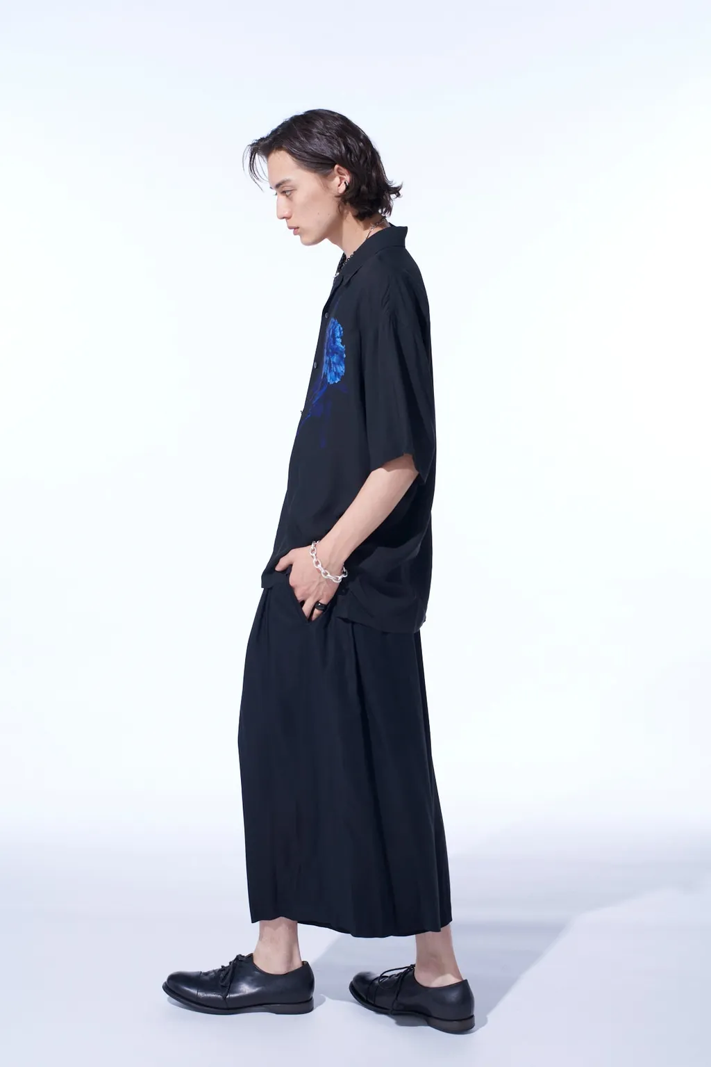 Rayon Twill Culotte Pants