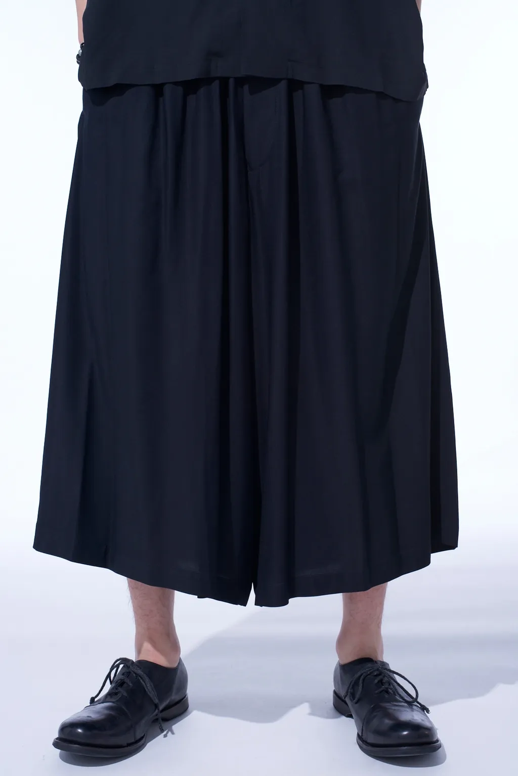 Rayon Twill Culotte Pants