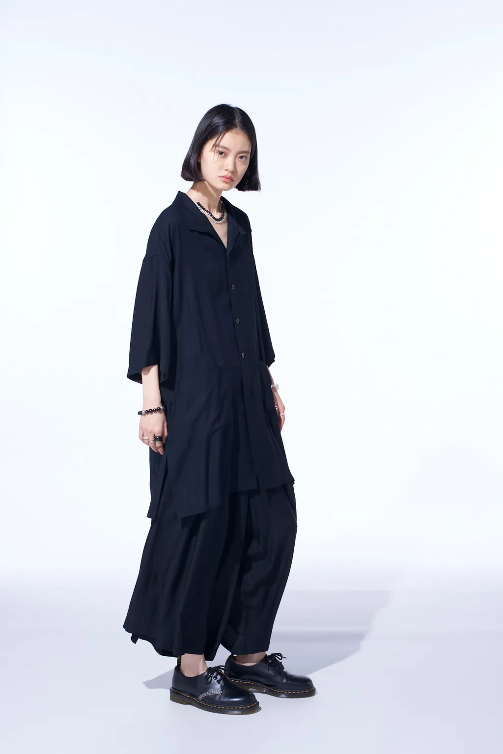 Rayon Twill Culotte Pants