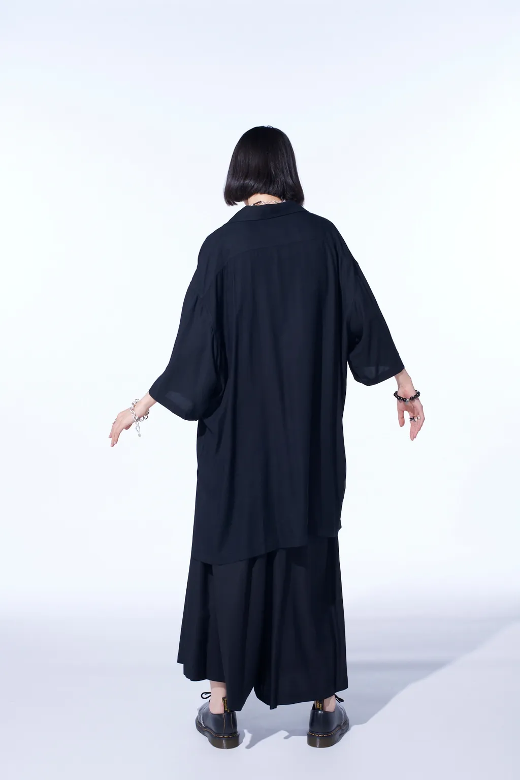 Rayon Twill Culotte Pants