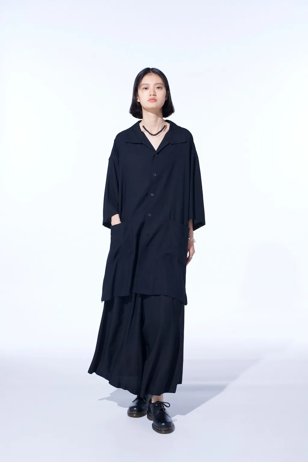 Rayon Twill Culotte Pants
